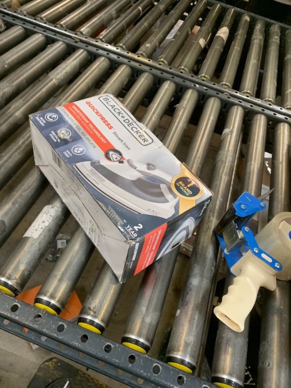 Photo 1 of Black+Decker™ Quickpress Iron with Smart Steam Technology
