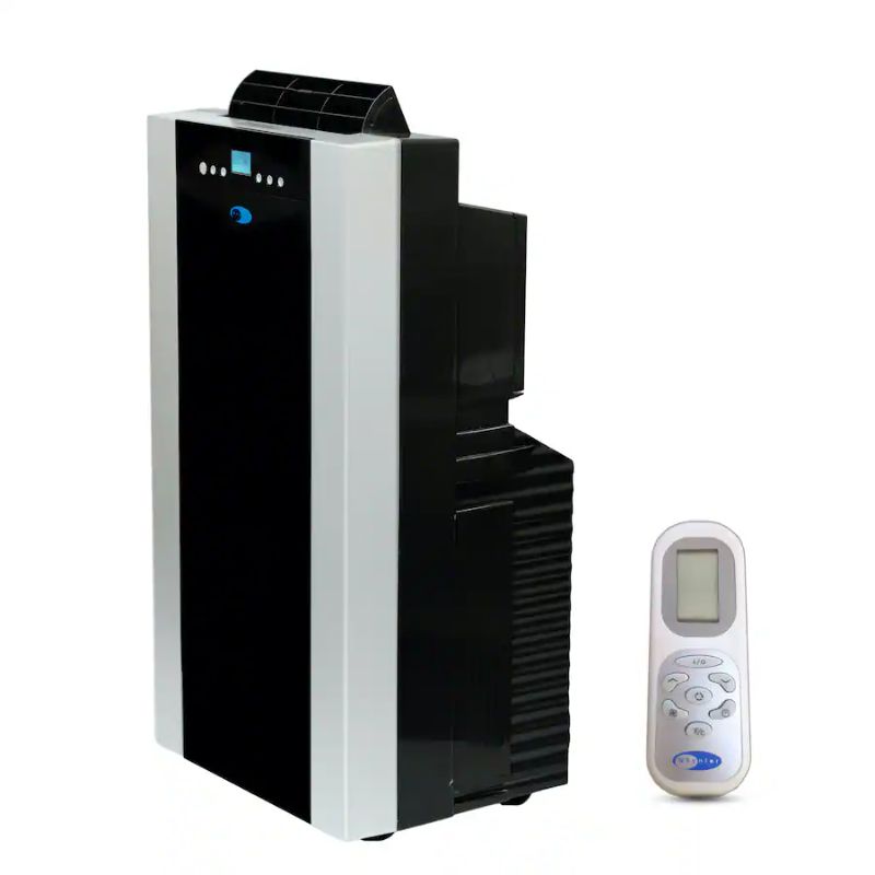 Photo 1 of Whynter - ARC-14S 14,000 (9,500 BTU SACC) BTU Dual Hose Cooling Portable Air Conditioner up to 500 sq ft in - Platinum/Black
