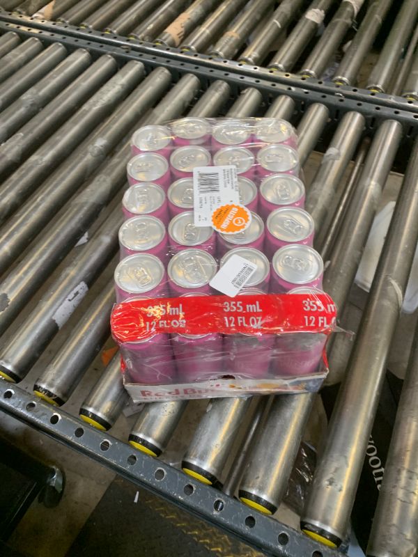 Photo 1 of Red Bull Wild Berries, Pink Edition, with 114 mg Caffeine plus Taurine & B Vitamins, 12 Fl Oz, Pack of 24 Cans