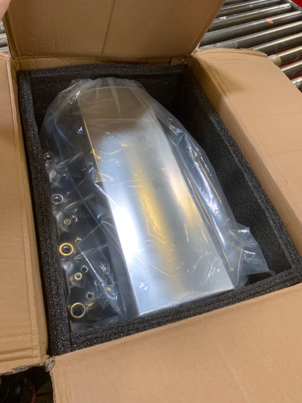 Photo 1 of GSTP For LS LS1 LS2 LS6 Intake Manifold with Cathedral Port Compatible with Chevy 4.8 5.3 5.7 6.0 L (92MM Silver)