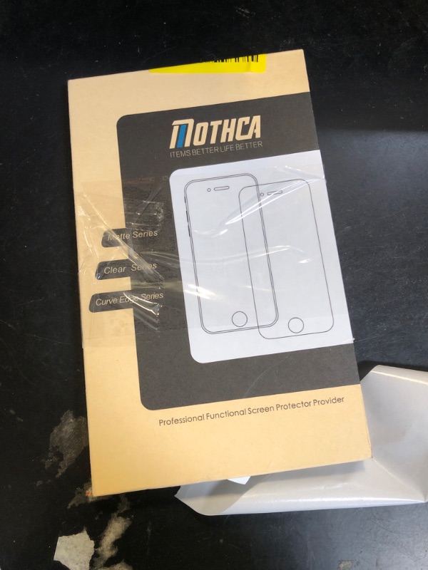 Photo 1 of Mothca Matte Glass Screen Protector for iPhone 14 Pro Anti-Glare & Anti-Fingerprint Tempered Glass Clear Film Case Friendly Easy Install Bubble Free for iPhone 14 Pro 6.1-inch (2022)-Smooth as Silk