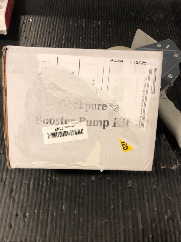 Photo 1 of Geekpure Reverse Osmosis Booster Pump Kit with Transformer + High and Low Pressure Switches + Fittings for 50-150 GPD RO System