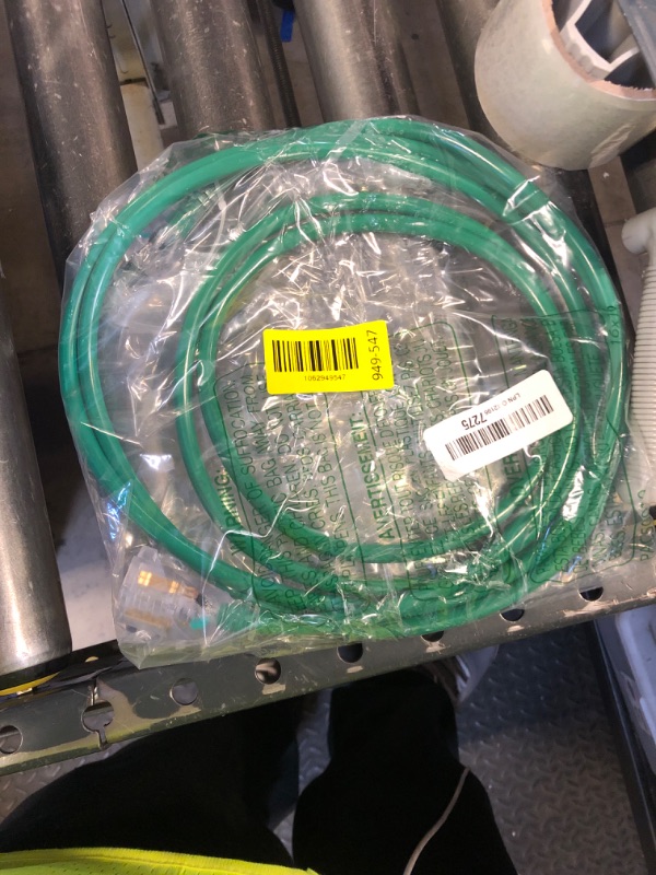 Photo 1 of 10ft Outdoor/Indoor Extension Cord 16/3 Gauge Heavy Duty 3 Prong SJTW, Waterproof, Flexible Cold-Resistant Long Power Cord,13A 125V 1625W, Green by LifeSupplyUSA