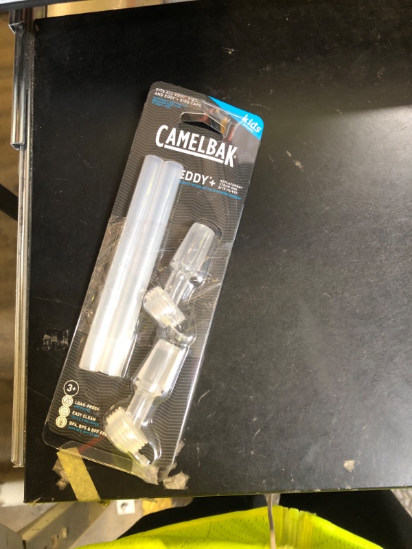 Photo 1 of CamelBak Eddy+ Kids Replacement Bite Valves and Straws Accessory Clear, 2-Pack