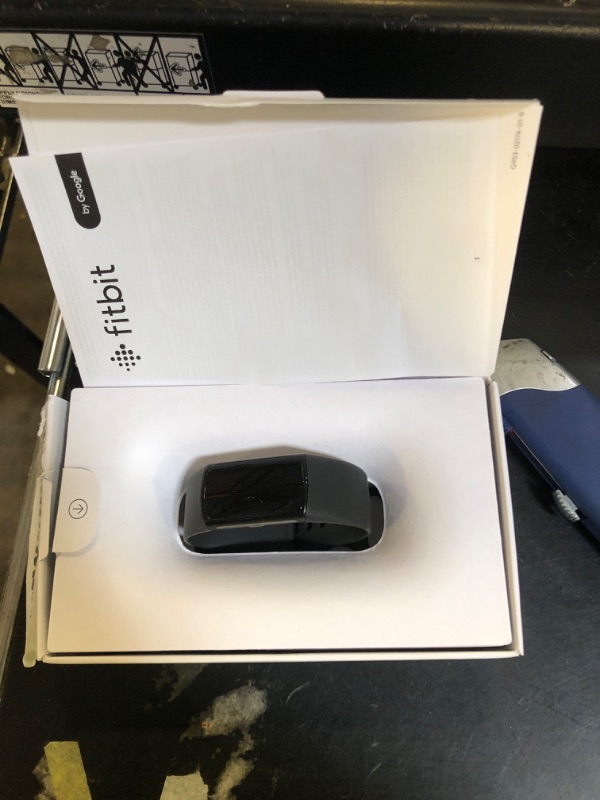 Photo 1 of Fitbit Charge 6 Fitness Tracker with Google apps, Heart Rate on Exercise Equipment, 6-Months Premium Membership Included, GPS, Health Tools and More, Obsidian/Black, One Size (S & L Bands Included)