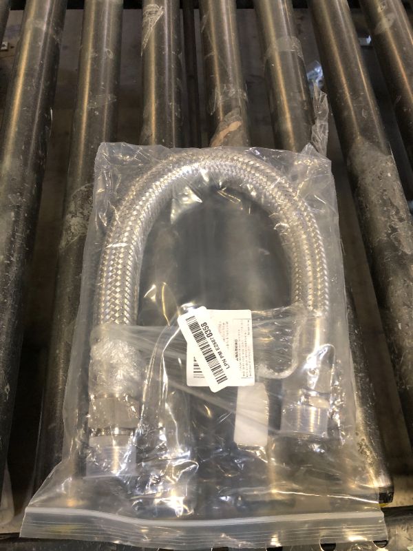 Photo 1 of Compressor Jumper Hose, 1" NPT Male x 20"Length,750°F, 450 PSI? Both Sides Fittings Rotate Freely, Flexible Whole body Stainless Steel Metal Hose
