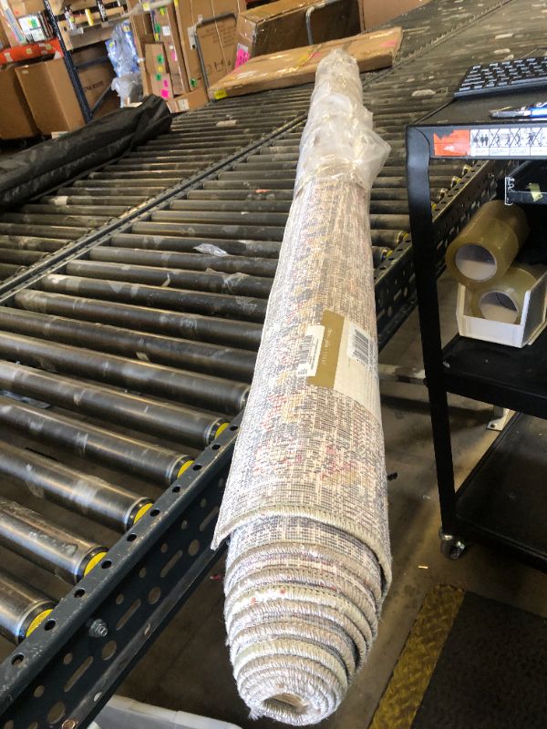 Photo 1 of Loloi Chris Loves Julia x Rosemarie Collection ROE-01 Stone/Multi 7'-10" x 10' Area Rug