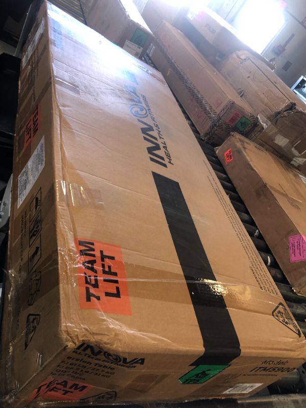 Photo 1 of INNOVA HEALTH AND FITNESS ITM5900 Advanced Heat and Massage Inversion Table, Gray/Black