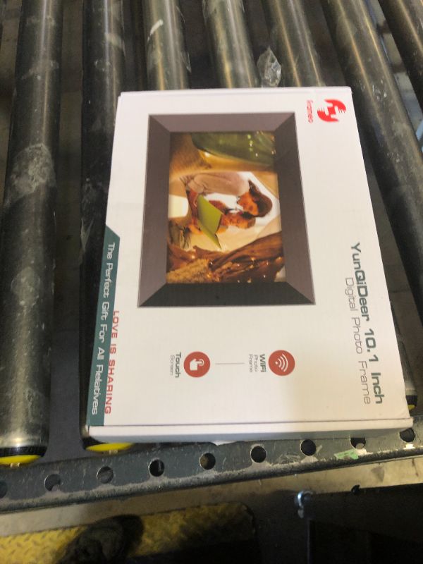 Photo 1 of Frameo 10.1 Inch WiFi Digital Picture Frame with 1280 * 800P IPS Touch Screen HD Disply,Video Clips and Slide Show,Auto-Rotate, Wall Mountable,Send Photos Instantly from Anywhere with via Frameo APP
