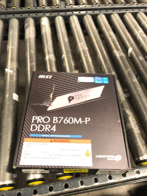 Photo 1 of MSI PRO B760M-P DDR4 ProSeries Motherboard (Supports 12th/13th/14th Gen Intel Processors, LGA 1700, DDR4, PCIe 4.0, M.2, USB 3.2 Gen2, HDMI/DP, mATX)