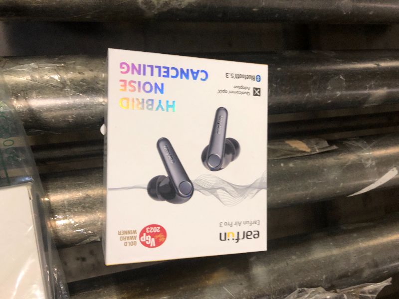 Photo 1 of EarFun Air Pro 3 Noise Cancelling Earbuds, Qualcomm® aptX™ Adaptive Sound, 6 Mics CVC 8.0 ENC, Bluetooth 5.3 Earbuds, Multipoint Connection, 45H Playtime, App Customize EQ, Wireless Charging