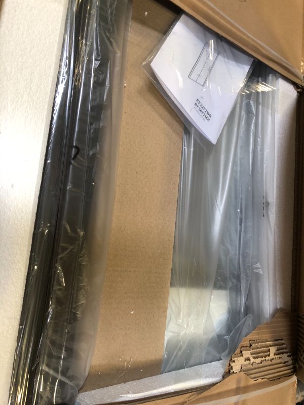 Photo 1 of Bathroom Frameless Bifold Shower Glass Doors, 36””W x 72" H Pivot Shower Doors, 1/4”(6mm) Thick Clear Tempered Glass Shower Panels, Matte Black Finish with Handle