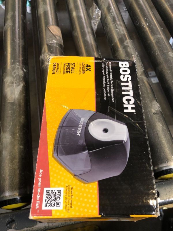 Photo 1 of Compact Desktop Electric Pencil Sharpener, Black, Sold as 1 Each