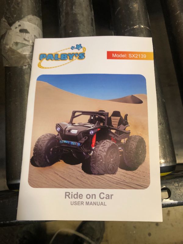 Photo 1 of 24V 2 Seaters Kids Ride on UTV with Remote Control, 10Ah Battery, 17" Extra Large EVA Wheels & 20.5“ Wide Seat for Big Kids, 4WD Electric Vehicle Car, Full-Metal Suspension,Music,LED Lights, RED