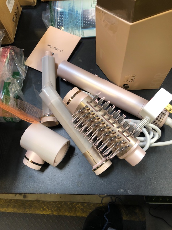 Photo 1 of T3 Aire 360 Multi-Styler & Blowout System, Rapid Drying Hair Dryer, Ceramic Curling Attachments, Oval Brush & Drying Concentrator | Blowouts & Long-Lasting Curls