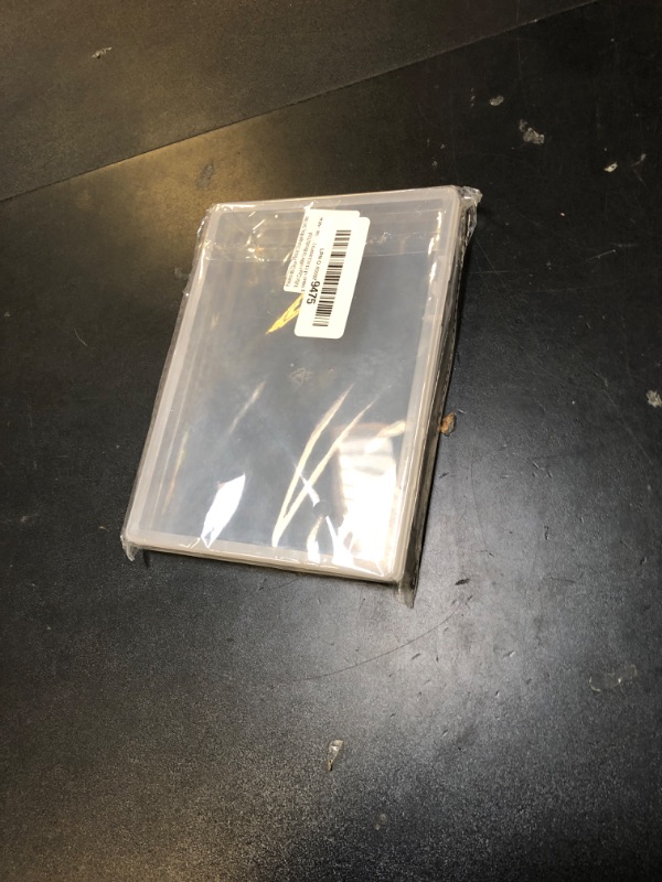 Photo 1 of Paialco B6 Clear Plastic Storage Box, 5x7 Inch Flat Case Holder for Beads/Tools/Letters/Papers