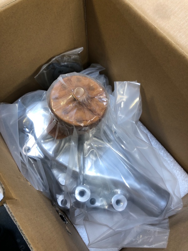 Photo 1 of 1 SET SHLPDFM Polished High Volume Aluminum Long Water Pump Fits for Small Block Chevy SBC 283 327 350 383 400 V8