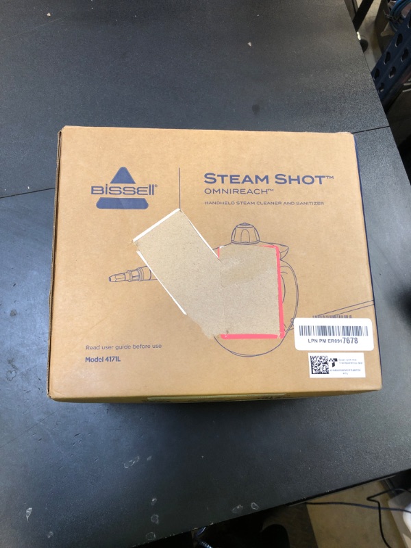 Photo 1 of BISSELL® Steam Shot™ OmniReach handheld portable steam cleaner for tile, grout, windows, bathrooms, kitchens, fabric steaming tool