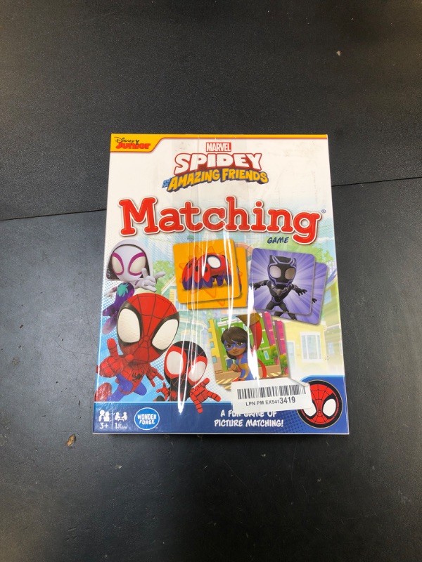 Photo 1 of Wonder Forge Marvel Spidey and His Amazing Friends Matching Game - Memory Game for Kids Ages 3+ - Educational Fun for Toddler Boys and Girls