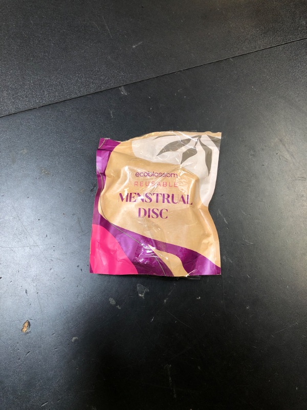 Photo 1 of Ecoblossom Reusable Menstrual Disc - Menstrual Cup - Soft Period Disc for Women Designed with Tab, Medical-Grade Silicone Period Cup [M (Magenta) & L (Violet)]