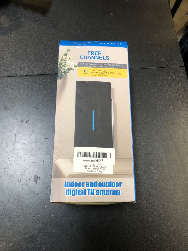 Photo 1 of 2025 Strongest Digital Antenna for Smart TV Indoor with Amplifier, 360° Long Range Reception HD Local Channels -38FT Coax Cable -Supports 8K, 4K, 1080P for Smart/Old TVs