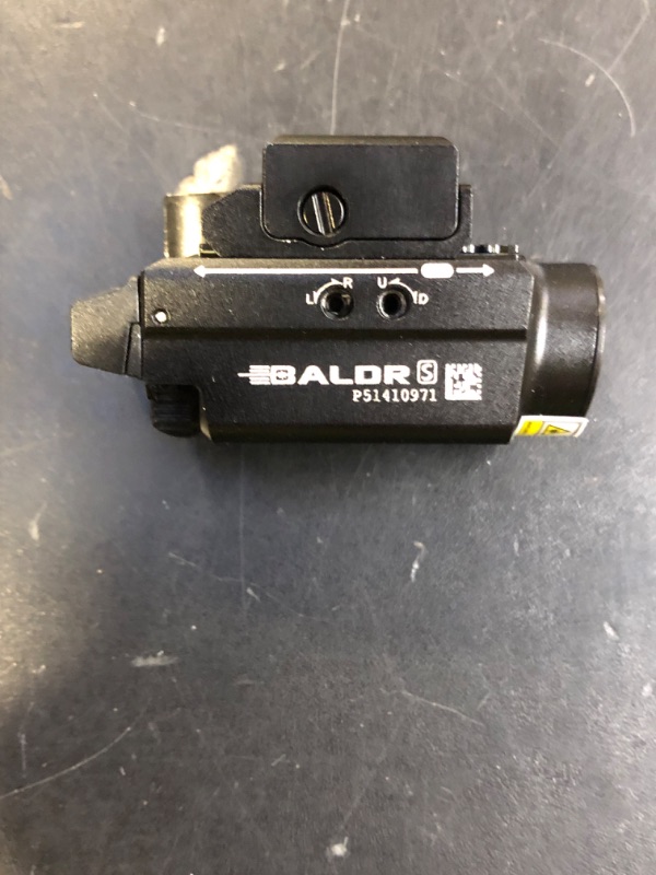 Photo 1 of OLIGHT Baldr S 800 Lumens Compact Rail Mount Weaponlight with Green Beam and White LED Combo, Magnetic USB Rechargeable Tactical Flashlight with 1913 or GL Rail, Battery Included (Black)