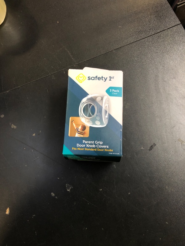 Photo 1 of Safety 1st Parent Grip Door Knob Covers 3 Pack, Crystal Clear
