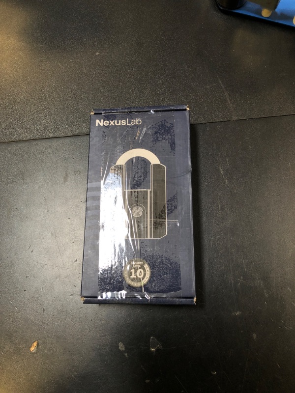 Photo 1 of NexusLab Heavy Duty Smart Padlock with Key-Fingerprint & App, Rechargeable, 1-Year Standby(500mAh), IP67 Waterproof, 50 Fingerprints,Ideal for Fence, Locker, Shed, Pool, Gate & Warehouse Security
