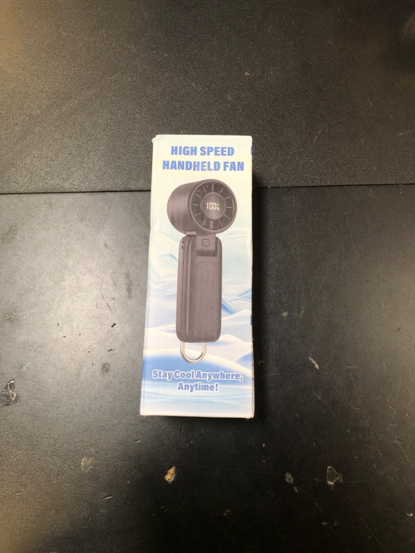 Photo 1 of 4 in 1 Portable Handheld Turbo Fan, 9000RPM High-Speed Mini, 180° Foldable, 1-100 Speeds, Up to 15H Use, 5000mAh Battery, Powerful Personal Cooling, Hand Held Fan for Travel, Indoor & Outdoor
