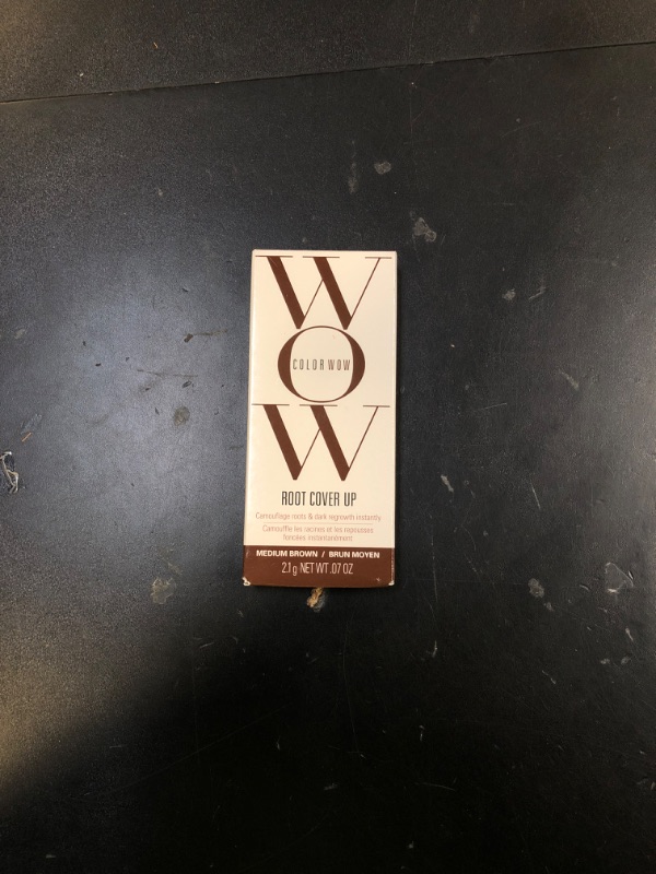 Photo 1 of COLOR WOW Root Cover Up, Medium Brown – Instant Grey Coverage and Temporary Touch-Up, Water and Sweat Resistant, No mess Award-Winning Formula
