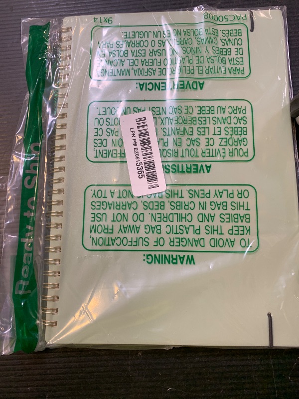 Photo 1 of SUNEE Meeting Notebook for Work with Sticky Tabs - 160 Pages, B5 Size Project Planner, Spiral Meeting Agenda/Minutes Notebook Organizer for Women Men, Note Taking, Office & Business,7"x10", Sage Green