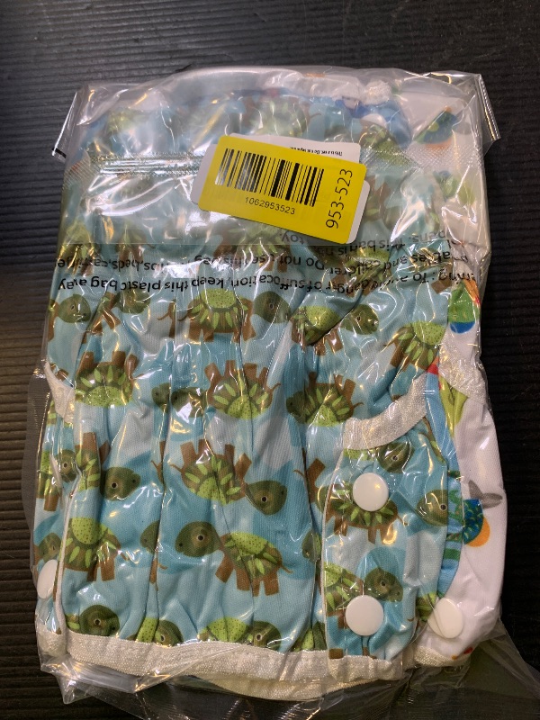 Photo 1 of wegreeco Baby & Toddler Snap One Size Adjustable Reusable Baby Swim Diaper (Diving, Ocean, Turtle, Large, 3 Pack)