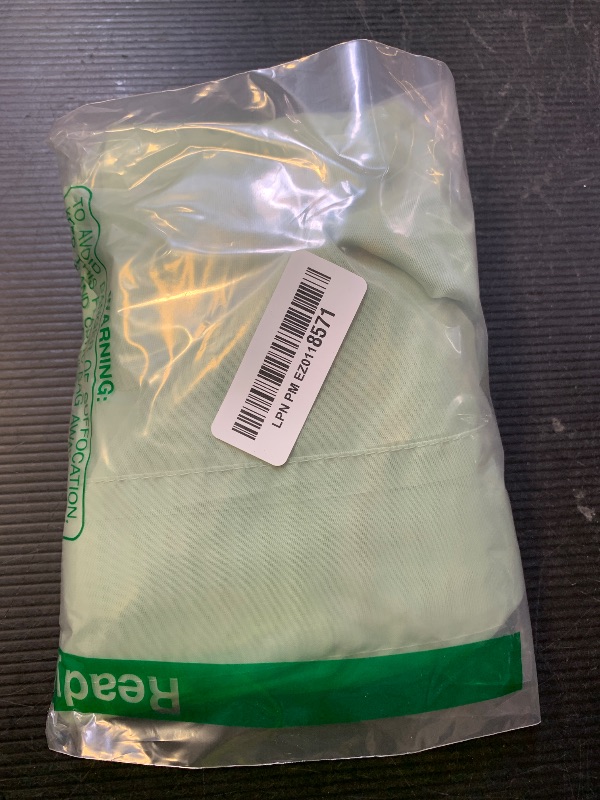 Photo 1 of OWENIE Sheer Curtains 63 inch Length 2 Panels Set, Rod Pocket Voile Fimly Sheer Drapes for Living Room/Bedroom, 2pcs, Each 42" W x 63" L, Light Green