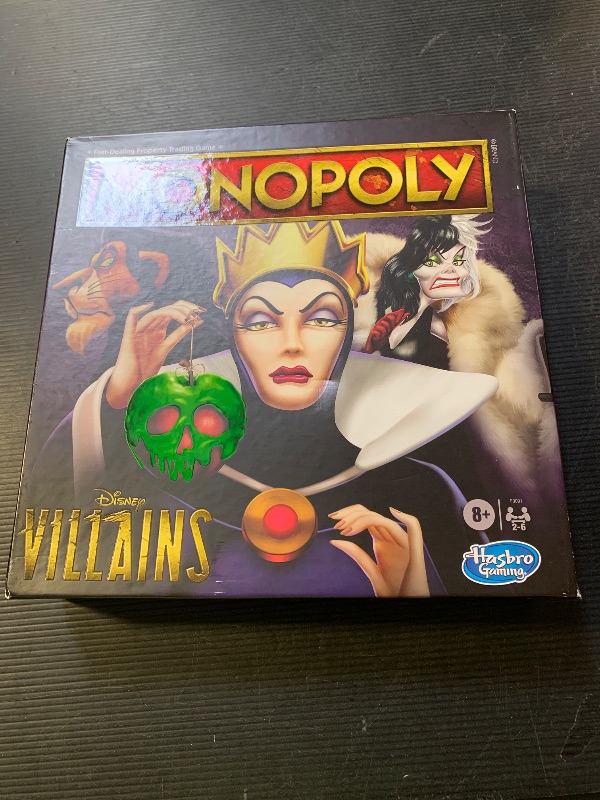 Photo 1 of Monopoly: Disney Villains Edition Board Game for Kids Ages 8 and Up, Play as a Classic Disney Villain