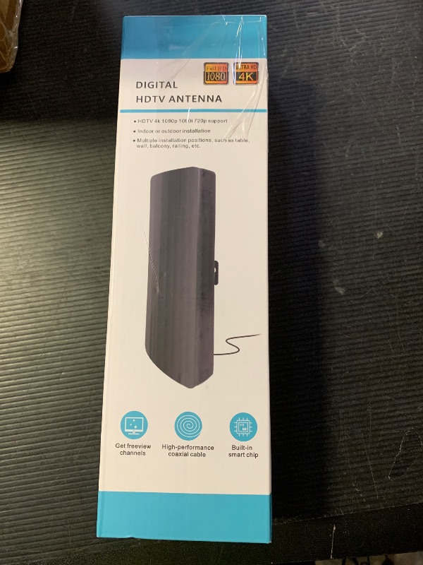 Photo 1 of 2025 Upgraded TV Antenna for Smart TV, 1800+ Miles Range Strongest for Local Channels with Amplifier Signal Booster, Waterproof Design, 33FT Coax Cable-Support 4K 1080p TV Antenna Indoor Ourdoor