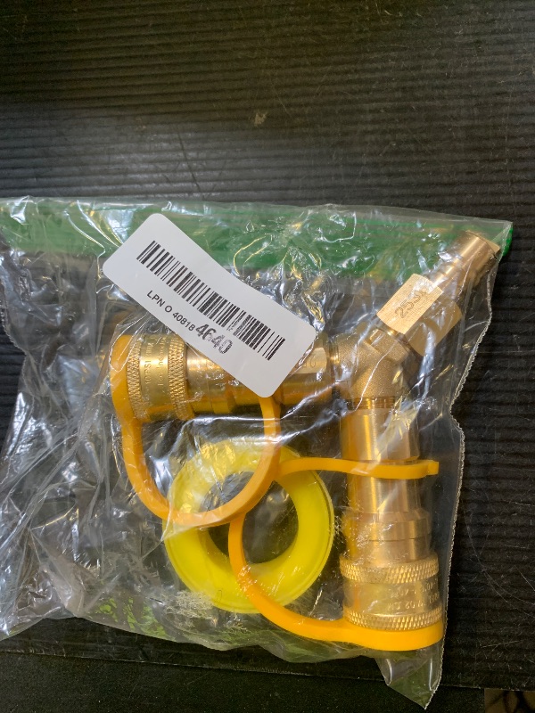 Photo 1 of 3/8 inch Natural Gas Y Splitter, 2-Way Natural Gas Quick Connect Fittings with Shut Off Valve, Conversion Kit for Natural Gas Line, 3/8" Propane Hose, Pizza, Oven, Grill, Generator, Heater, RV Trailer