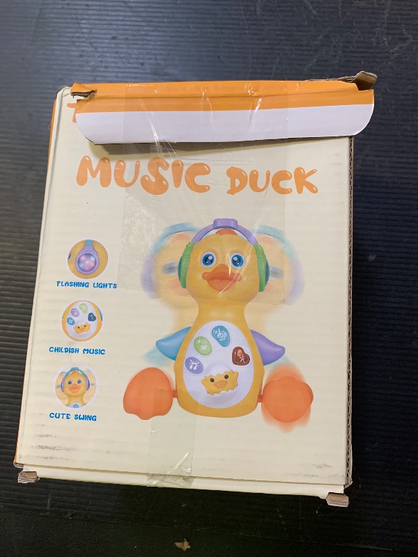 Photo 1 of Baby Musical Duck Toy Dancing Crawling Tummy Time, Light Up Infant Toys 0-3-6 6-12 12-18 Months Gifts for 1 2 Year Old Boys Girls Baby Learning Development Toddler Toys Age 0-2