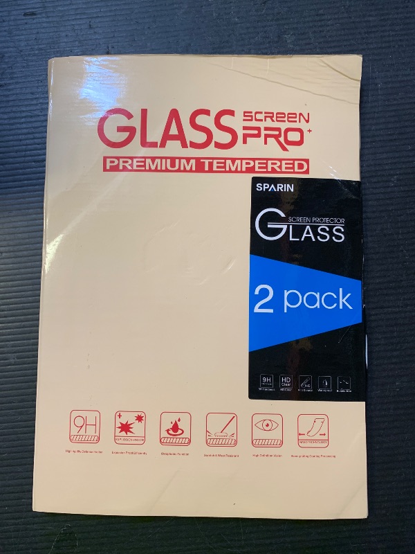 Photo 1 of SPARIN Screen Protector for iPad 11th 10th Generation (iPad A16 11-inch 2025/10.9 inch 2022), 2 Pack Tempered Glass for iPad 11/10 Gen, Case Friendly, Anti-Scratch, Touch Sensitive