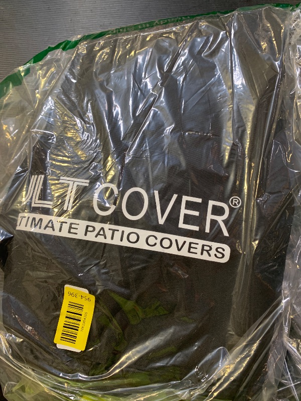 Photo 1 of ULTCOVER Waterproof Square Air Conditioner Cover for Outside AC Units Size Upto 30W x 30D x 32H inch, Black
