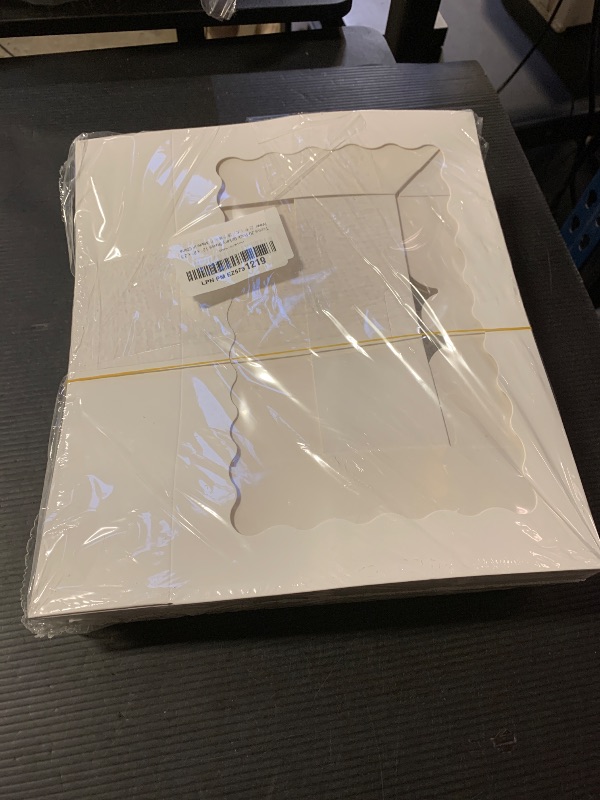 Photo 1 of Tcoivs 20-Pack Bakery Boxes with Window, 12" x 8" x 2.5", Large White Cookie Boxes, Auto-Popup Treat Boxes for Pies, Cakes, Muffins, Donuts and Pastries
