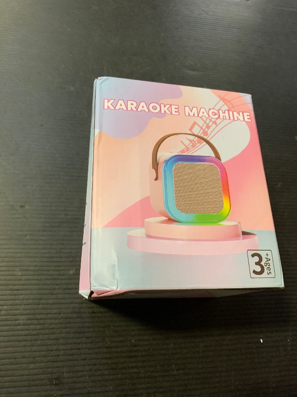 Photo 1 of ?2025 Newest? Mini Karaoke Machine for Kids Girls & Boys - Portable Bluetooth Speaker with 2 Wireless Microphones - Kids Birthday Gifts for Ages 4-10 - Kids' Instrument Accessories - Purple