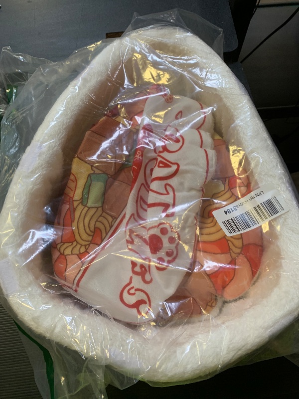 Photo 1 of ?? Ramen Noodle Dog & Cat Bed,Keep Warm and Super Soft Creative Pet Nest for Indoor Cats,Removable Washable Cushion for Small Medium Large Dogs and Cats