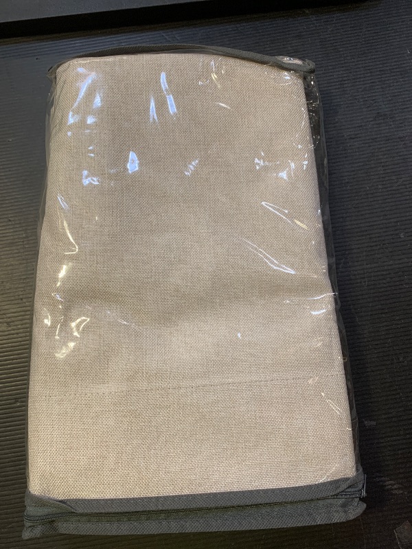 Photo 1 of 100% Blackout Shield Linen Blackout Curtains for Bedroom 84 Inches Long, Back Tab/Rod Pocket Living Room Drapes, Thermal Insulated Blackout Curtains 2 Panels Set, 50" W x 84" L, Cream