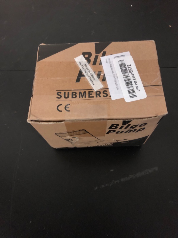Photo 1 of Amarine Made Non Automatic Bilge Pump for Boats 2000 GPH Submersible Pump 12V Boat Marine Plumbing Electric with Hose ID 29mm 1-1/8 Outlet 8.5A