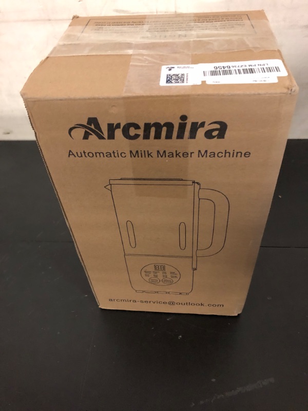 Photo 1 of 8 in 1 Automatic Nut Milk Maker, 10 Blade 35 oz Homemade Oat, Soy, Plant-Based and Dairy Free Beverages, Almond Milk Maker with Delay Start/Keep Warm/Boil Water, Soy Milk Maker with Nut Milk Bag