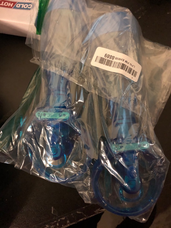 Photo 1 of O2COOL Deluxe Handheld Battery Powered Water Misting Fan (Light Blue) 2 Pack