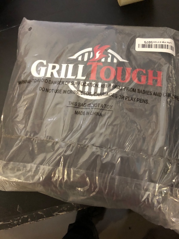 Photo 1 of GrillTough Heavy Duty BBQ Grill Cover for Outdoor Grill, 60 Inch – Waterproof, Weather Resistant, UV & Fade Resistant with Adjustable Straps – Gas Grill Cover for Weber, Charbroil, etc. Charcoal