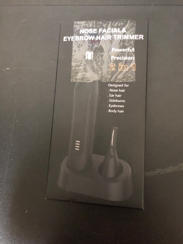 Photo 1 of Setonia Ear and Nose Hair Trimmer for Men Women, Eyebrow and Facial Hair Trimmer with Powerful Motor and Dual-Edge Blades Rechargeable Painless 2 in 1 Metal Trimming Tool