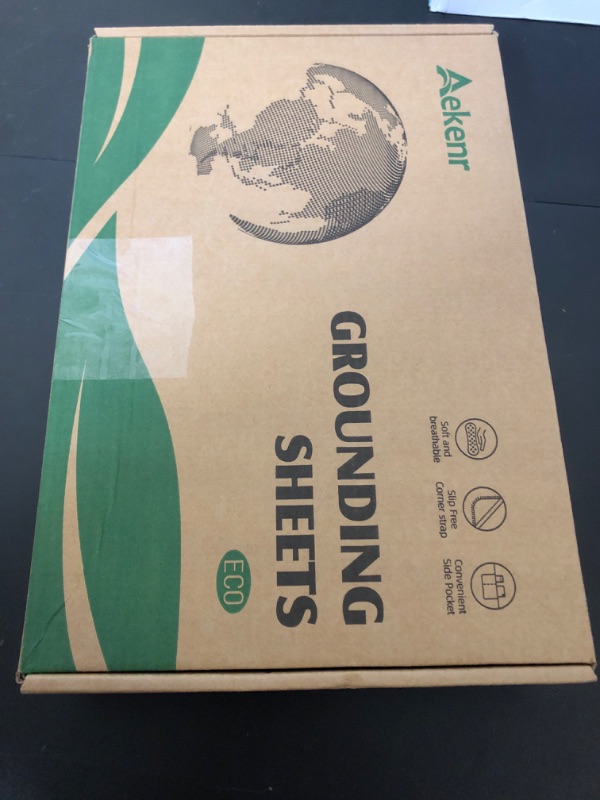 Photo 1 of Aekenr Grounding Sheets Queen Size - 95% Organic Cotton + 5% Pure Silver Fitted Bed Sheet for Earthing - 400 Thread Count Deep Pocket Grounded Bedsheets - Improved Sleep Down to Earth Ground Bedding