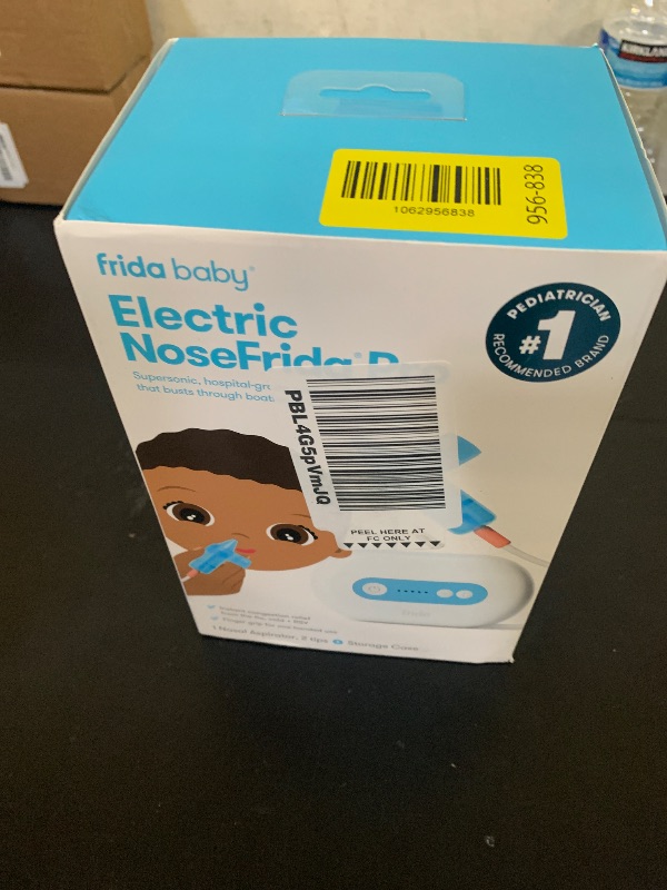 Photo 1 of Frida Baby Electric NoseFrida Pro Nasal Aspirator for Baby, Hospital Grade Suction, Nose Sucker for Baby & Toddler, Nasal Aspirator for Congestion Relief, 5 Suction Levels, 2 Tips, Cordless with Case